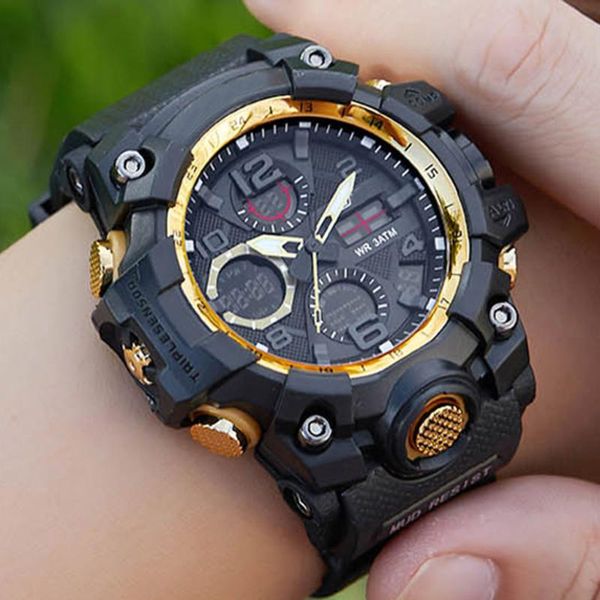 fashion fashion men waterproof watch luminous boy sport quartz wrist watches student male wrist alarm clock timer, Slivery;brown
fashion fashion men waterproof watch luminous boy sport quartz wrist watches student male wrist alarm clock timer, Slivery;brown
