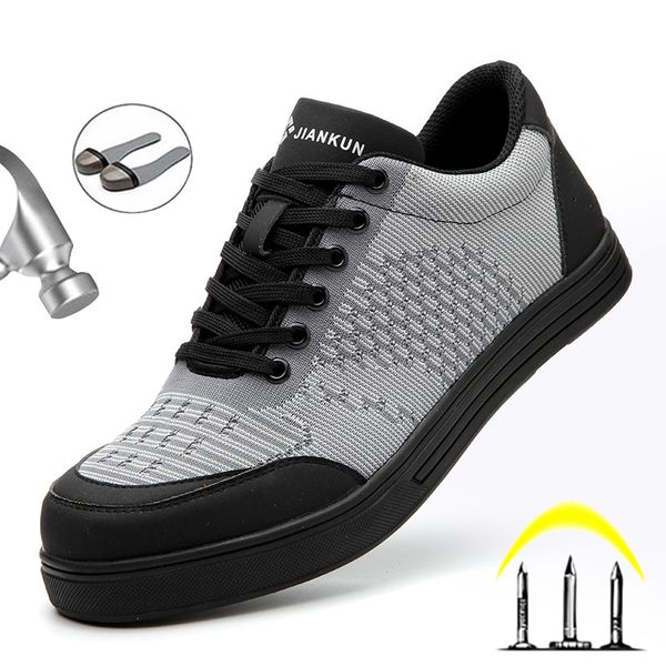 2020 new men's safety shoes men boots steel toe work shoes men work sneakers safety boots lightweight ing, Black
2020 new men's safety shoes men boots steel toe work shoes men work sneakers safety boots lightweight ing, Black