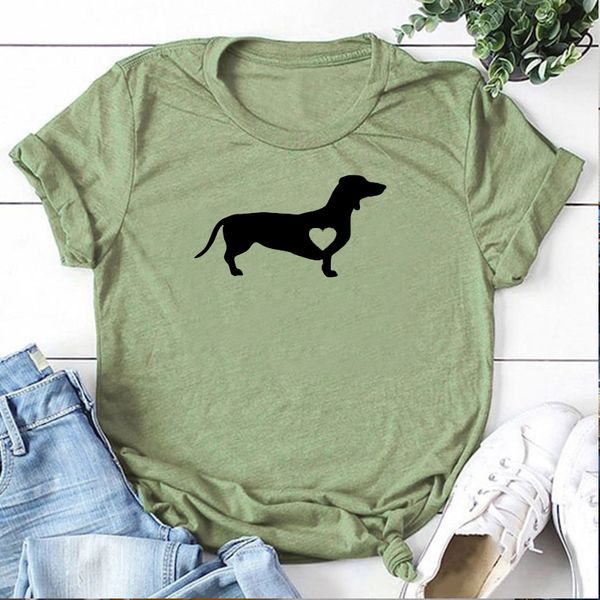 women's t-shirt dachshund love dog women shirts aesthetic kawaii short sleeve casual cotton stylish tshirt girl funny drop, White
women's t-shirt dachshund love dog women shirts aesthetic kawaii short sleeve casual cotton stylish tshirt girl funny drop, White