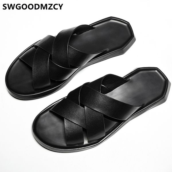 slippers mens outdoor summer shoes open men beach female+shoes slides leather zapatos de hombre buty, Black
slippers mens outdoor summer shoes open men beach female+shoes slides leather zapatos de hombre buty, Black