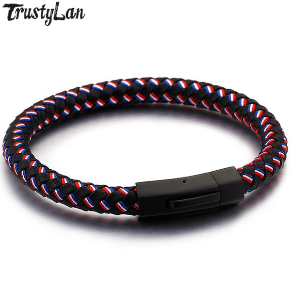 tennis trustylan trendy genuine wrap leather bracelet men stainless steel friend mens bracelets bangles four color, Golden;silver
tennis trustylan trendy genuine wrap leather bracelet men stainless steel friend mens bracelets bangles four color, Golden;silver