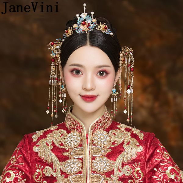 janevini vintage bridal hair sticks tassel pearl bride headband chinese style headwear women wedding hair pins jewellery 2020, Golden;silver
janevini vintage bridal hair sticks tassel pearl bride headband chinese style headwear women wedding hair pins jewellery 2020, Golden;silver