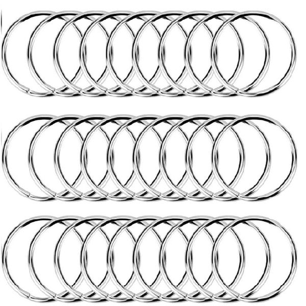 200 pcs small key ring round metal split rings for home keys organization and craft making, silver (25 mm/ 1 inch
200 pcs small key ring round metal split rings for home keys organization and craft making, silver (25 mm/ 1 inch
