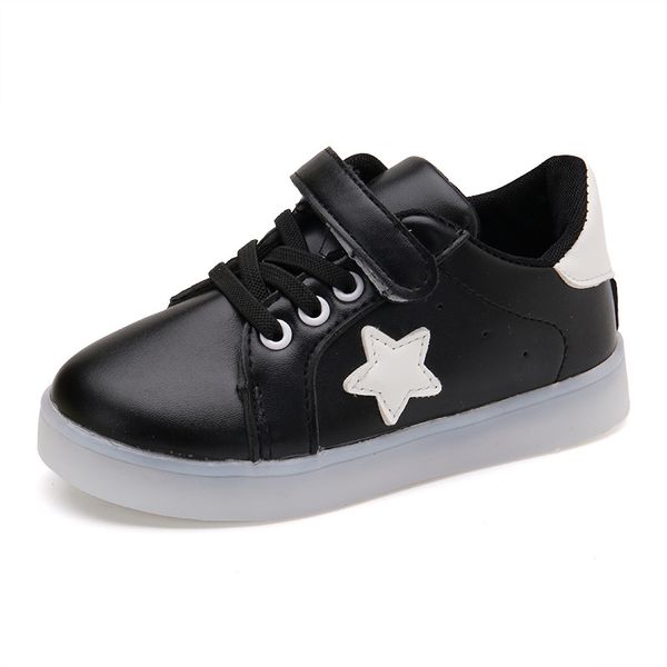 jgvikoto fashion led light up stars kids glowing shoes for baby boy girl children's casual sneakers boys girls soft sports shoes, Black 
jgvikoto fashion led light up stars kids glowing shoes for baby boy girl children's casual sneakers boys girls soft sports shoes, Black