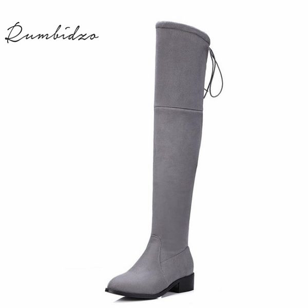 rumbidzo women boots 2020 winter autumn over knee high boots lace up flat heel bootie woman shoes botas feminios, Black
rumbidzo women boots 2020 winter autumn over knee high boots lace up flat heel bootie woman shoes botas feminios, Black