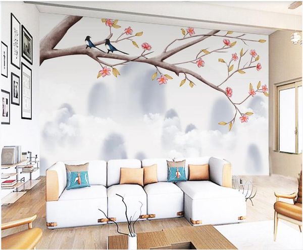 3d wallpaper custom p mural on the wall hand drawn flowers and birds pattern background home decor p wallpaper in the living room
3d wallpaper custom p mural on the wall hand drawn flowers and birds pattern background home decor p wallpaper in the living room