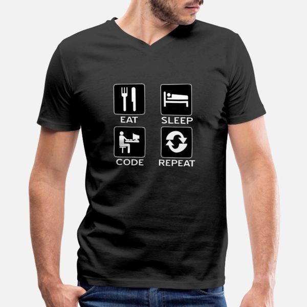 programmer code eat sleep repeat t shirt men personalized tee shirt s-xxxl novelty sunlight comfortable summer style pictures shirt
programmer code eat sleep repeat t shirt men personalized tee shirt s-xxxl novelty sunlight comfortable summer style pictures shirt