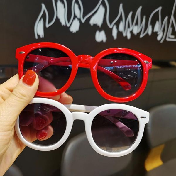 kids sunglasses boys and girls fashion glasses baby sunglasses uv protection children's round new frame, White;black
kids sunglasses boys and girls fashion glasses baby sunglasses uv protection children's round new frame, White;black