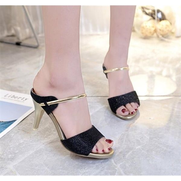 autumn summer women sandals for womenopen toe high-heeled shoes for women gold and silver high-heeled shoes for women fashionable 0925, Black
autumn summer women sandals for womenopen toe high-heeled shoes for women gold and silver high-heeled shoes for women fashionable 0925, Black