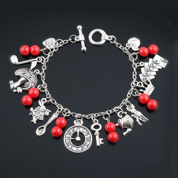 dongsheng alice braclets ключевых грибных колокольчиков подвески ссылки цепные браслеты хрустальные бусы браслеты -25, Black
dongsheng alice braclets ключевых грибных колокольчиков подвески ссылки цепные браслеты хрустальные бусы браслеты -25, Black