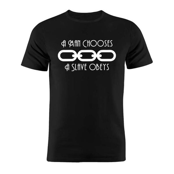 100% cotton t shirt bioshock a man chooses a slave obeys silhouette gift tee, White;black
100% cotton t shirt bioshock a man chooses a slave obeys silhouette gift tee, White;black