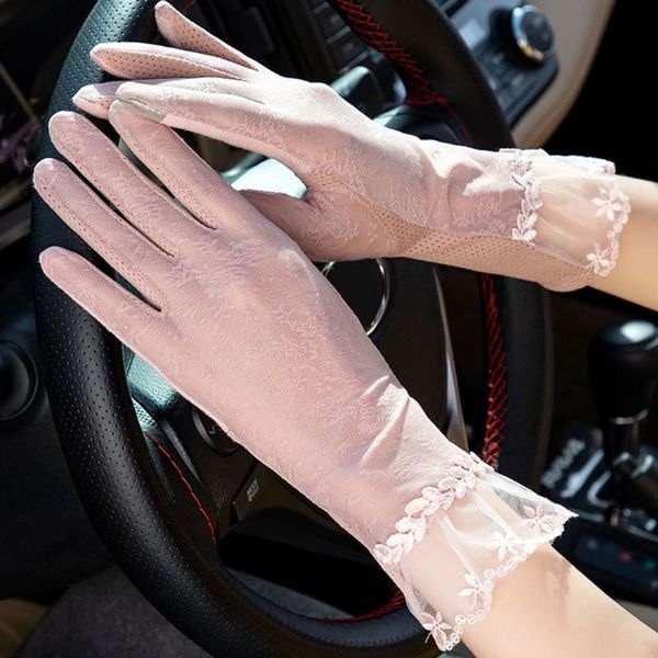 summer women fashion uv sunscreen floral short sun female gloves silk lace driving of thin touch screen lady gloves, Blue;gray
summer women fashion uv sunscreen floral short sun female gloves silk lace driving of thin touch screen lady gloves, Blue;gray