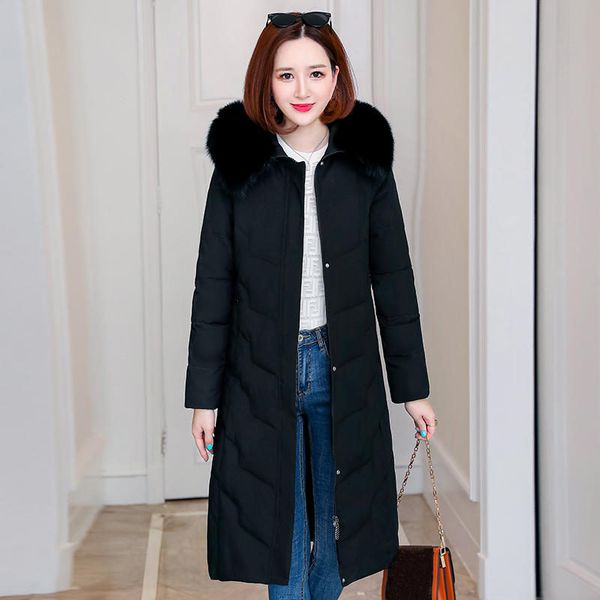 women's down & parkas 4xl winter jacket women hooded fur collar loose cotton coat female thick warm padded outerwear q2920, Black
women's down & parkas 4xl winter jacket women hooded fur collar loose cotton coat female thick warm padded outerwear q2920, Black