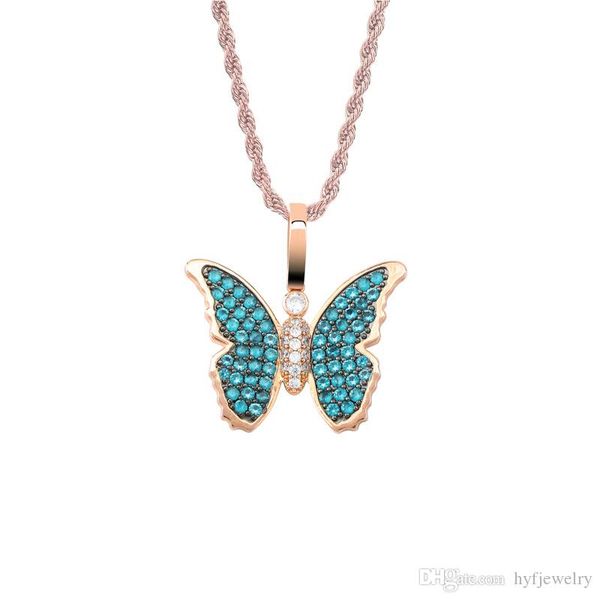 hip hop shining diamond charm butterfly pendants necklace jewelry 18k real gold plated men women lover gift, Silver
hip hop shining diamond charm butterfly pendants necklace jewelry 18k real gold plated men women lover gift, Silver