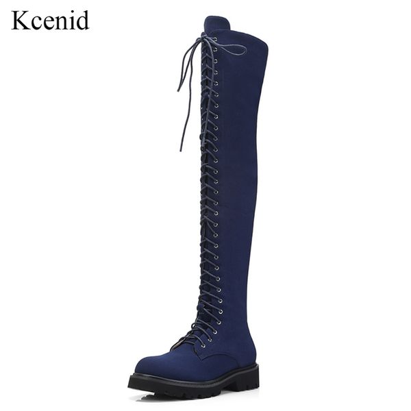 kcenid high heel stretch boots over the knee winter autumn 2020 new fashion style cross-tied casual punk shoes woman blue black
kcenid high heel stretch boots over the knee winter autumn 2020 new fashion style cross-tied casual punk shoes woman blue black
