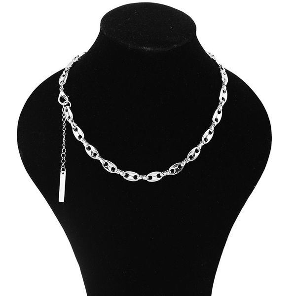 fashion stainless steel necklace clavicle chain neck chain men and women necklace jewelry hat sale, Silver
fashion stainless steel necklace clavicle chain neck chain men and women necklace jewelry hat sale, Silver