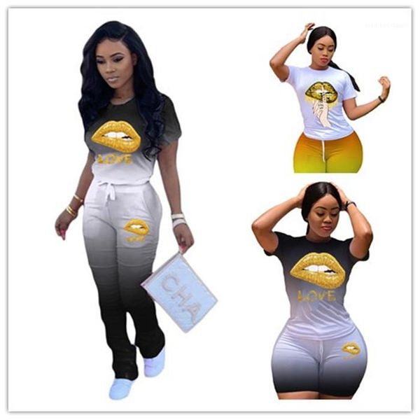 sport sets summer two piece love letter o-neck outfits women 4xl loose tracksuits womens lips gradient, Gray
sport sets summer two piece love letter o-neck outfits women 4xl loose tracksuits womens lips gradient, Gray