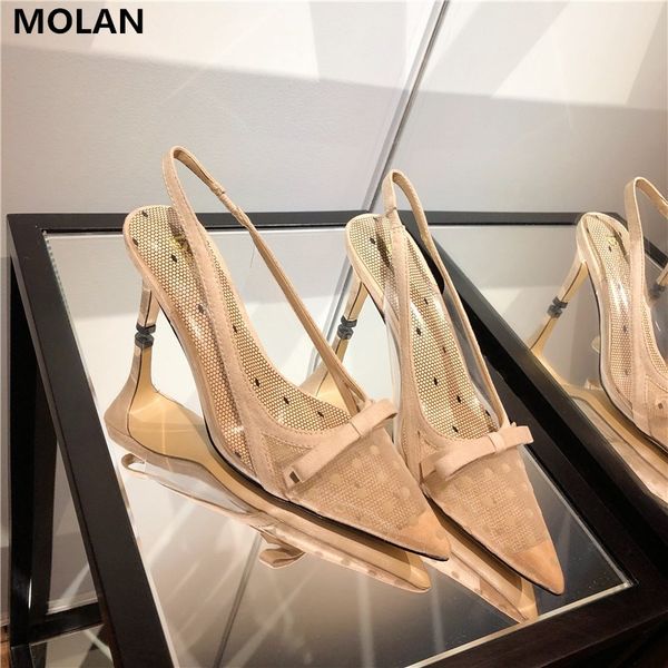 molan brand design 2020 air mesh elegant butterfly-knot high heels dot back strap lady pumps sandal women shoes party dress, Black
molan brand design 2020 air mesh elegant butterfly-knot high heels dot back strap lady pumps sandal women shoes party dress, Black