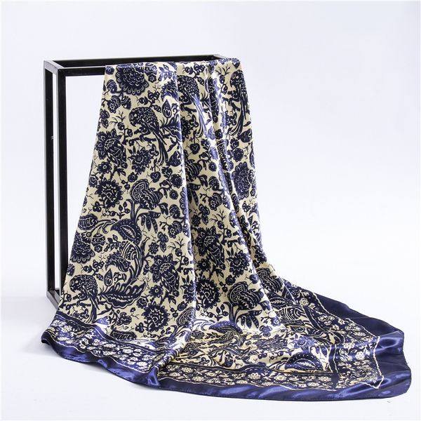 fashion paisley print kerchief silk satin hijab scarf for women square shawls wraps 90*90cm bandana head neck scarfs for ladies, Blue;gray
fashion paisley print kerchief silk satin hijab scarf for women square shawls wraps 90*90cm bandana head neck scarfs for ladies, Blue;gray