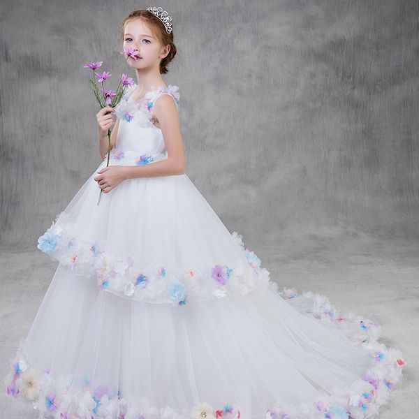 2020 new flower girls dress white lace tulle colorful o-neck sleeveless flower girl dresses, Red;yellow
2020 new flower girls dress white lace tulle colorful o-neck sleeveless flower girl dresses, Red;yellow
