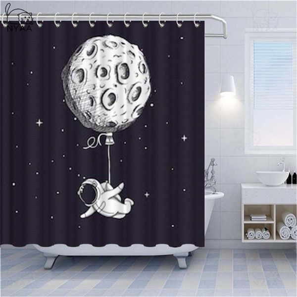 shower curtains astronaut galaxy curtain moon stars waterproof fabric for bathroom decor set with hooks
shower curtains astronaut galaxy curtain moon stars waterproof fabric for bathroom decor set with hooks