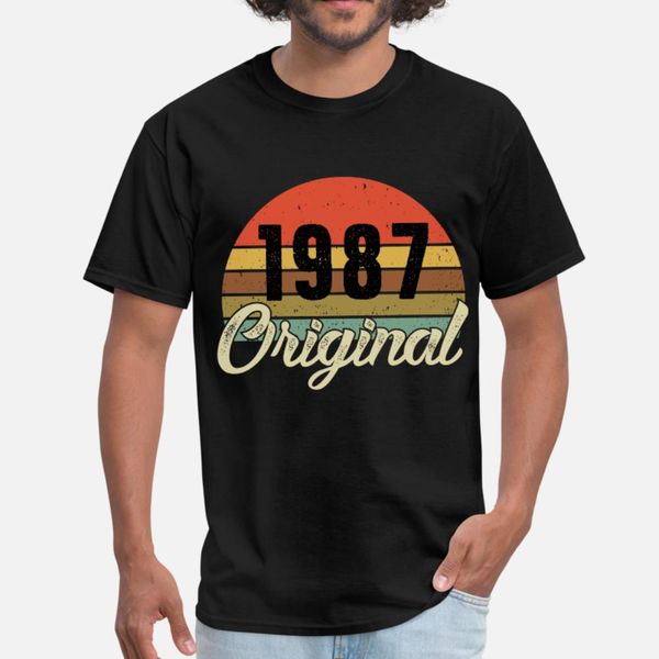 1987 original birthday t shirt men customized tee shirt s-xxxl leisure gift new fashion spring unique shirt, White;black
1987 original birthday t shirt men customized tee shirt s-xxxl leisure gift new fashion spring unique shirt, White;black