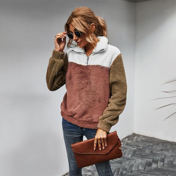 women's hoodies & sweatshirts 2021 patchwork casual fleece velvet sweatshirt hoodie women zip faux fur oversized winter fluffy female p, Black
women's hoodies & sweatshirts 2021 patchwork casual fleece velvet sweatshirt hoodie women zip faux fur oversized winter fluffy female p, Black