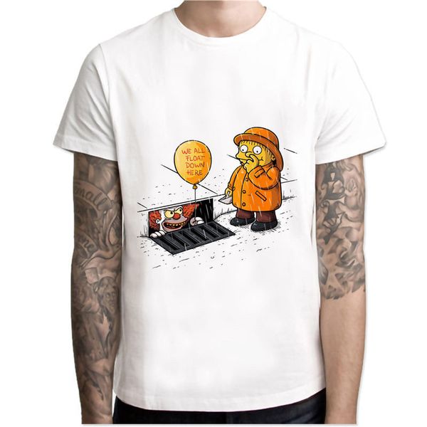 it movie t shirt men's stephen king printed clown tees fear halloween pennywise cool male tumblr t-shirt
it movie t shirt men's stephen king printed clown tees fear halloween pennywise cool male tumblr t-shirt