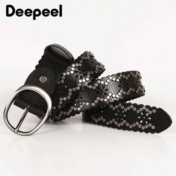deepeel 1pc 3.8cm*105-120cm women alloy pin buckle hollow rivet decora first layer cowhide leather belt fashion punk belt yb331, Black;brown
deepeel 1pc 3.8cm*105-120cm women alloy pin buckle hollow rivet decora first layer cowhide leather belt fashion punk belt yb331, Black;brown