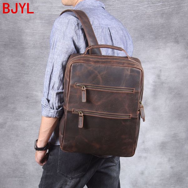 large-capacity vintage leather men backpack suede leather travel backpacks male lapbags school backpack handmade original tc
large-capacity vintage leather men backpack suede leather travel backpacks male lapbags school backpack handmade original tc