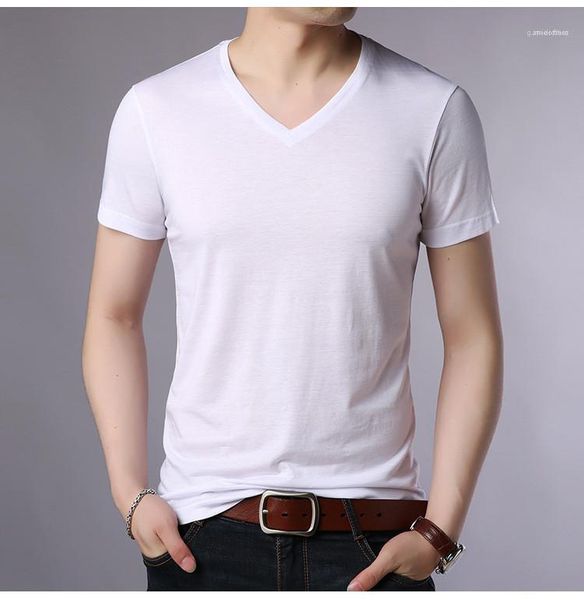 mens t-shirt summer loose short sleeve teeneger tees solid color v-neck clothes casual shirt designer fashion, White;black
mens t-shirt summer loose short sleeve teeneger tees solid color v-neck clothes casual shirt designer fashion, White;black