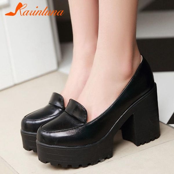 dress shoes karin 2021 arrivals plus size 46 slip on platform woman pumps female chunky high heels office lady, Black
dress shoes karin 2021 arrivals plus size 46 slip on platform woman pumps female chunky high heels office lady, Black
