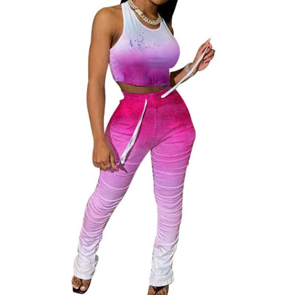 2020 women clothes sleeveless camis elastic leggings two 2 pieces set summer women fashion stretchy casual set, Gray
2020 women clothes sleeveless camis elastic leggings two 2 pieces set summer women fashion stretchy casual set, Gray