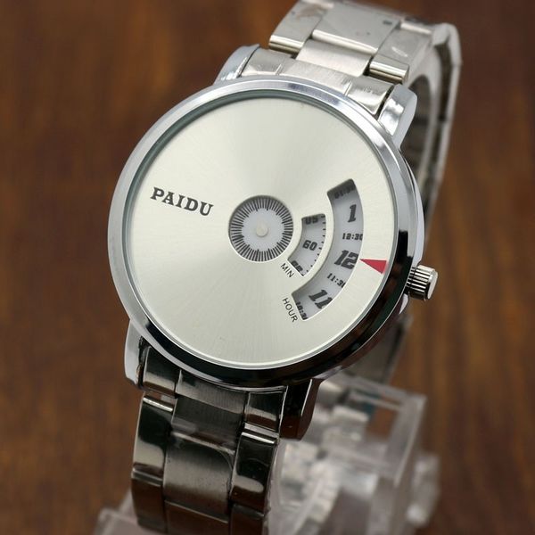 new arrival round brand turntable dial stainless mesh steel band men ladies anolog quartz wrist watches gifts, Slivery;brown
new arrival round brand turntable dial stainless mesh steel band men ladies anolog quartz wrist watches gifts, Slivery;brown