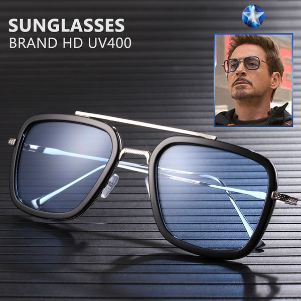 fashion brand iron man sunglasses men retro designer sun glasses tony stark oculos masculino gafas de goggle, White;black
fashion brand iron man sunglasses men retro designer sun glasses tony stark oculos masculino gafas de goggle, White;black