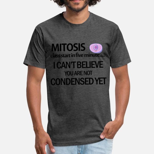 mitosis biology gear t shirt men designs tee shirt crew neck clothes graphic breathable spring letter shirt