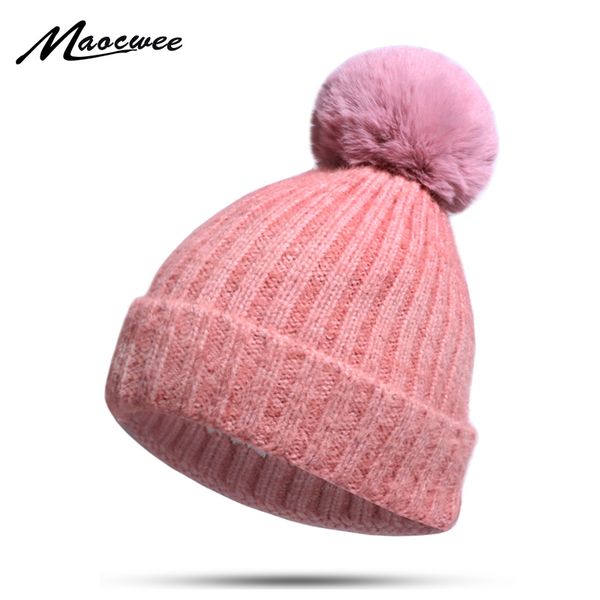 beanie/skull caps winter beanie hat with real fur pom for women girls solid color skullies beanies warm female soft beautiful, Blue;gray
beanie/skull caps winter beanie hat with real fur pom for women girls solid color skullies beanies warm female soft beautiful, Blue;gray