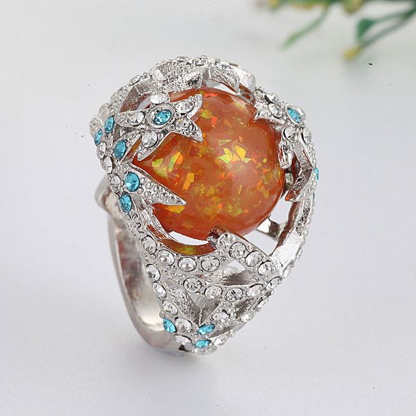 wedding rings vintage starfish around natural fire opal bow ring for women ladies punk party anniversary jewelry gifts b4y999, Slivery;golden
wedding rings vintage starfish around natural fire opal bow ring for women ladies punk party anniversary jewelry gifts b4y999, Slivery;golden