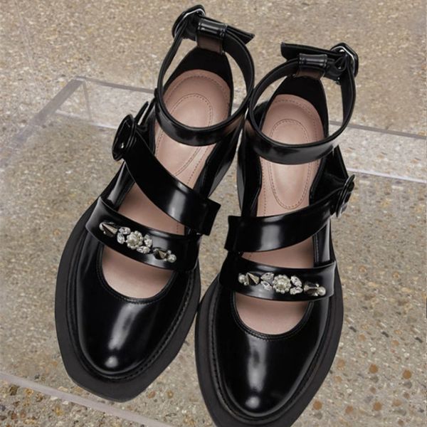 new buty damskie platformy soulier plate forme femme creepers platform shoes zapatos de mujer 2020 ladies shoes, Black