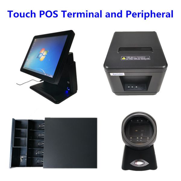 system 15" touch screen cash register, 80mm thermal printer, cash drawer, 1d barcode scanner for supermarkets retail stores
system 15" touch screen cash register, 80mm thermal printer, cash drawer, 1d barcode scanner for supermarkets retail stores