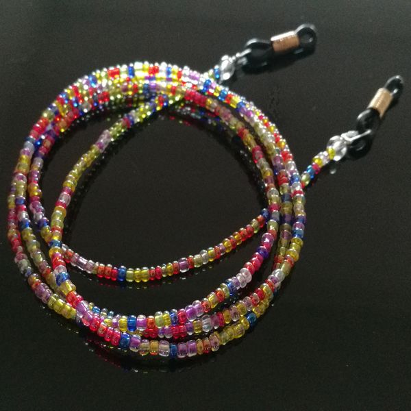 colorful gradient beads handmade glasses chain lanyard beaded chain anti-slide sunglasses neck cord eyewear accessories, Silver
colorful gradient beads handmade glasses chain lanyard beaded chain anti-slide sunglasses neck cord eyewear accessories, Silver