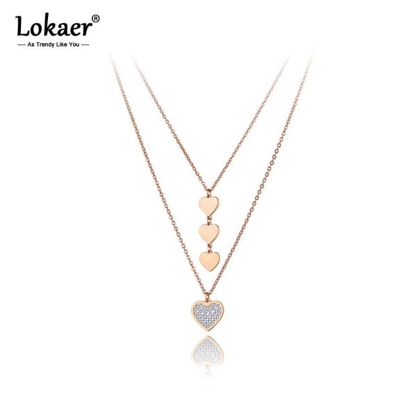lokaer original design double layer heart charm pendant necklaces for women stainless steel cz crystal choker necklace n20203, Golden;silver
lokaer original design double layer heart charm pendant necklaces for women stainless steel cz crystal choker necklace n20203, Golden;silver