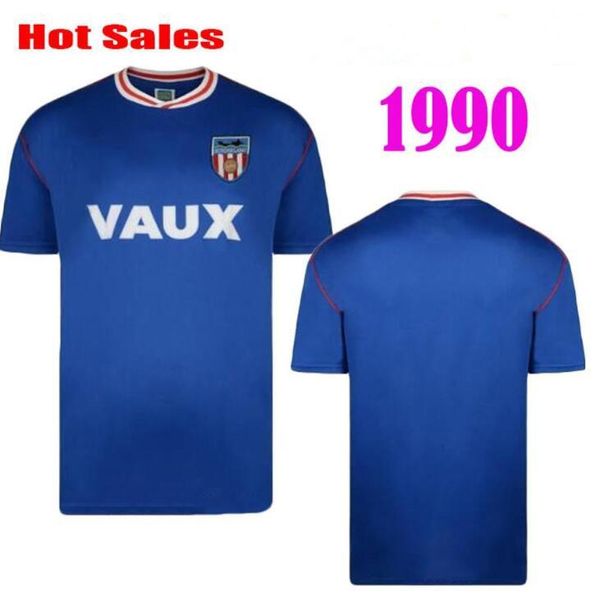 1990 sunderland retro soccer jerseys 90 home blue classic vintage football sports shirts, Black;yellow
1990 sunderland retro soccer jerseys 90 home blue classic vintage football sports shirts, Black;yellow