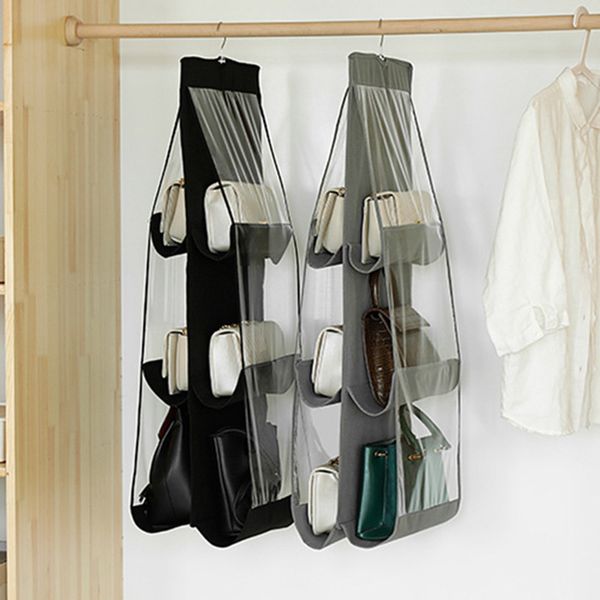 hanging handbag organizer dust-proof holder bag wardrobe closet for purse with 6 larger pockets tb sale
hanging handbag organizer dust-proof holder bag wardrobe closet for purse with 6 larger pockets tb sale