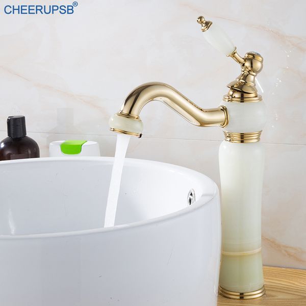 luxury nature jade basin faucet bathroom cold water mixer tap single handle deck mounted swivel faucets antique gold grifos
luxury nature jade basin faucet bathroom cold water mixer tap single handle deck mounted swivel faucets antique gold grifos