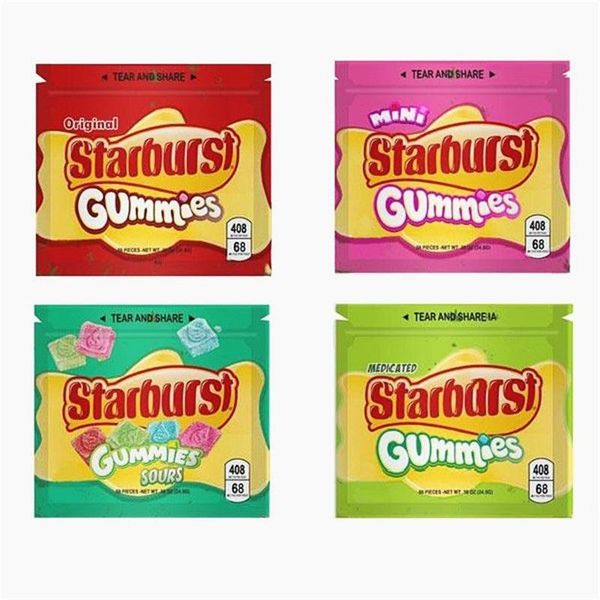 empty starburst mylar bag 408mg edibles gummies package zipper storage pouch for dry herb tobacco flower retail packaging
empty starburst mylar bag 408mg edibles gummies package zipper storage pouch for dry herb tobacco flower retail packaging