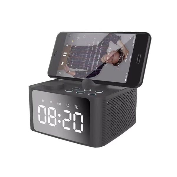 cgjxsnew b1 double speaker clock alarm clock bluetooth speaker subwoofer with mobile phone bracket new creative bedside sound
cgjxsnew b1 double speaker clock alarm clock bluetooth speaker subwoofer with mobile phone bracket new creative bedside sound