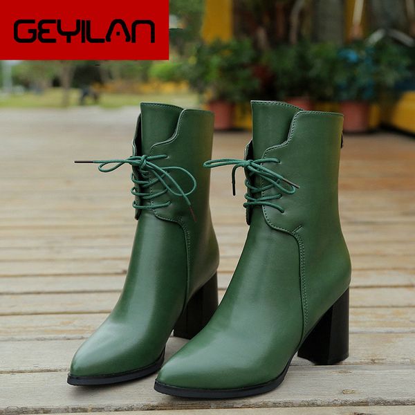 women boots square high heel boots for woman fashion zip black autumn winter womens lace up platform shoes s4-62
women boots square high heel boots for woman fashion zip black autumn winter womens lace up platform shoes s4-62