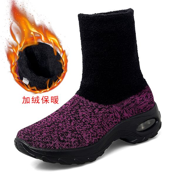 knit sock shoes winter woman boots platform sneakers 2020 velvet fur warm sneakers black boots for women
knit sock shoes winter woman boots platform sneakers 2020 velvet fur warm sneakers black boots for women