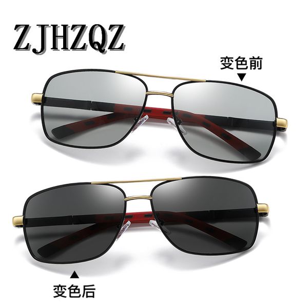 aluminum magnesium polarized pchromic sunglasses transition chameleon lens pilot round all weather changing driving sunglass, White;black
aluminum magnesium polarized pchromic sunglasses transition chameleon lens pilot round all weather changing driving sunglass, White;black
